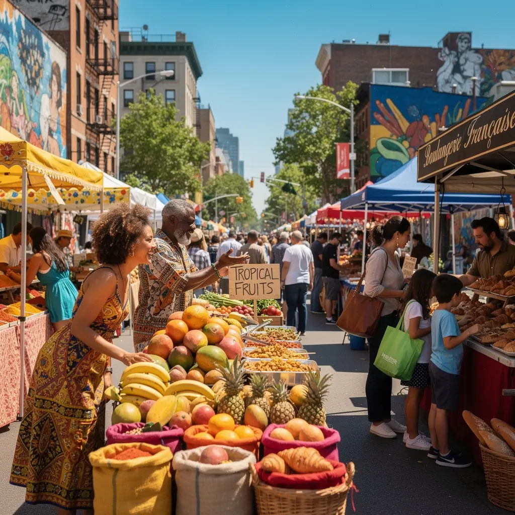 Сельские продавцы предлагают уникальные изделия и советы по агрономии.